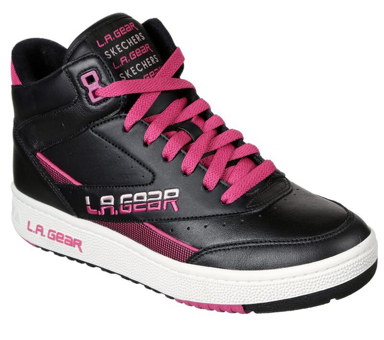 Skechers Dam Svarta/Rosa Snörskor - L.A. Gear: Hot Shots - Sverige (RGJLT-6539)